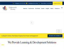 Tablet Screenshot of edgeworthconsulting.com